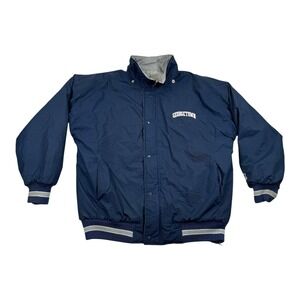 Vintage Georgetown Hoyas Jacket Mens Large Blue NCAA Basketball Starter 90s